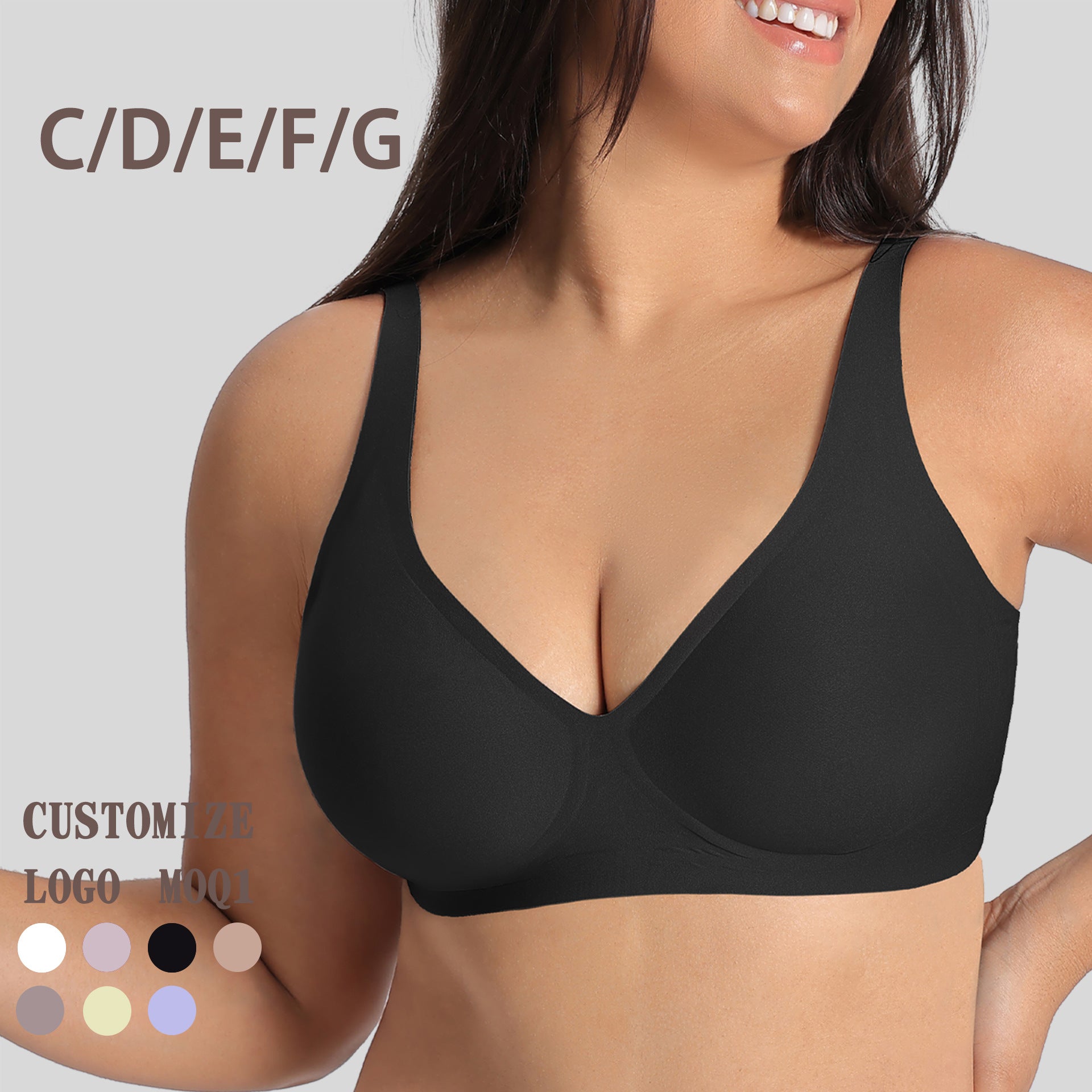 Seamless & Plus Size Bras for Big Bust | Ultra-Comfort Wireless Support