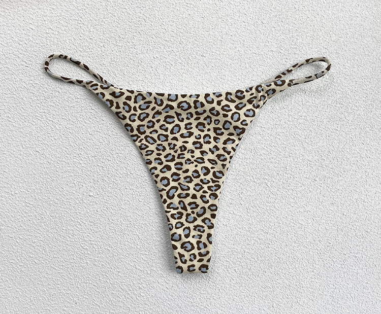 JIYUE Breathable Cotton G-String Thong - Low Rise & Sexy Printed Lingerie