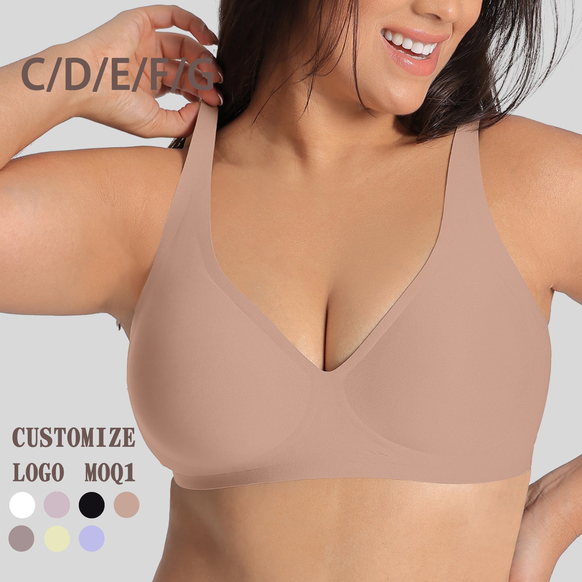 Seamless & Plus Size Bras for Big Bust | Ultra-Comfort Wireless Support