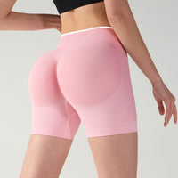 JIYUE Seamless Fitness Shorts with Tummy Control