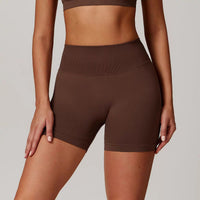 JIYUE High-Waisted Booty Shorts for Running & Yoga