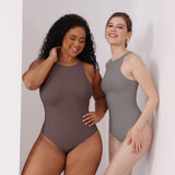 JIYUE Women's Double-Layer Firm Control Bodysuit |Seamless Tummy Shaper