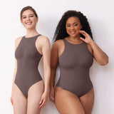 JIYUE Women's Double-Layer Firm Control Bodysuit |Seamless Tummy Shaper