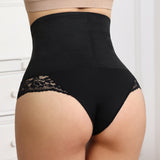 JIYUE Shapewear High-Waisted Panty - Tummy Control & Lace