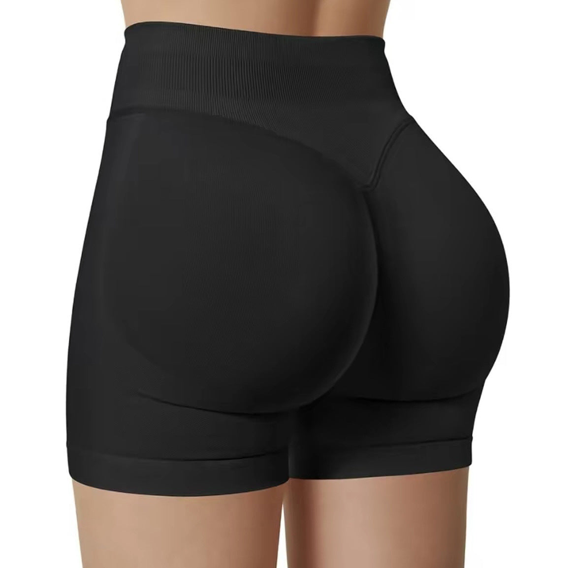 JIYUE High-Waisted Booty Shorts for Running & Yoga