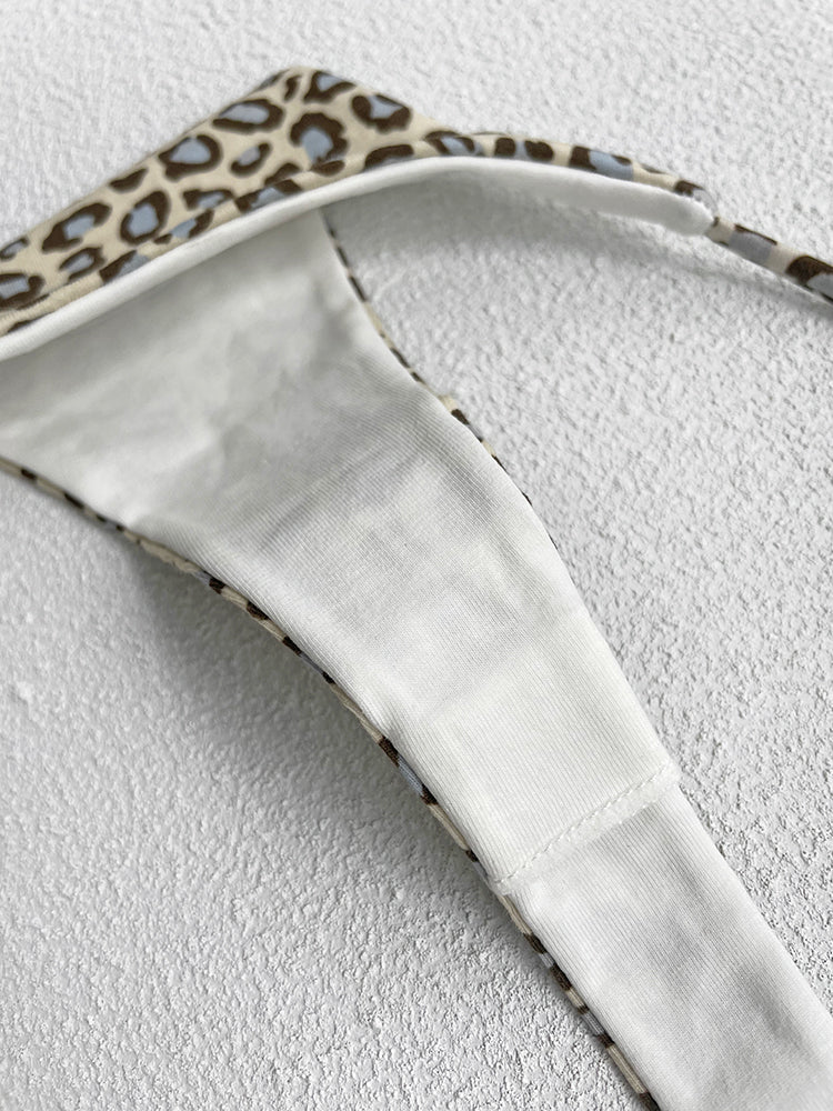 JIYUE Breathable Cotton G-String Thong - Low Rise & Sexy Printed Lingerie