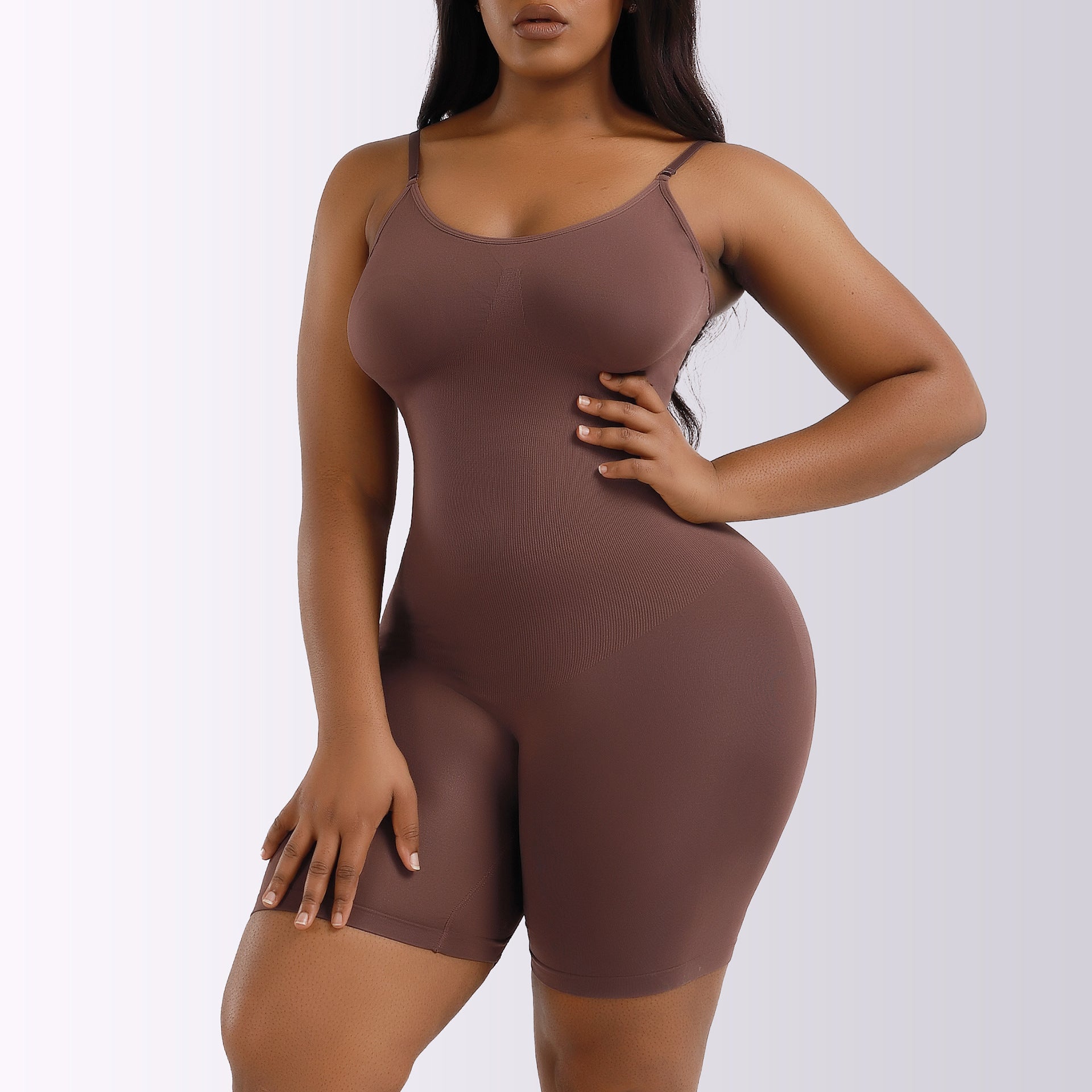 JIYUE Full Body Shapewear for Plus Size Women - Tummy Control Slimming Bodysuit