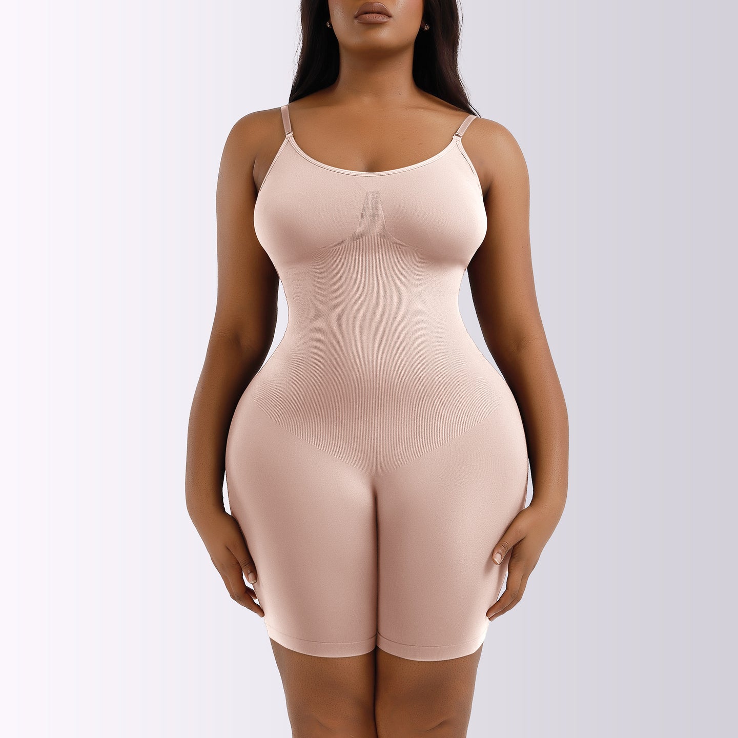 JIYUE Full Body Shapewear for Plus Size Women - Tummy Control Slimming Bodysuit