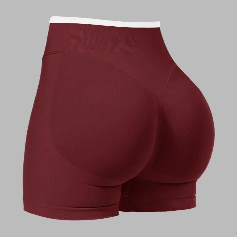 JIYUE Seamless Fitness Shorts with Tummy Control