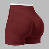 JIYUE Seamless Fitness Shorts with Tummy Control