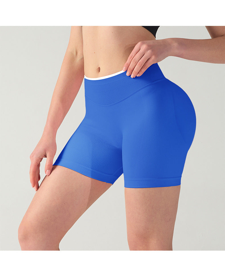 JIYUE Seamless Fitness Shorts with Tummy Control