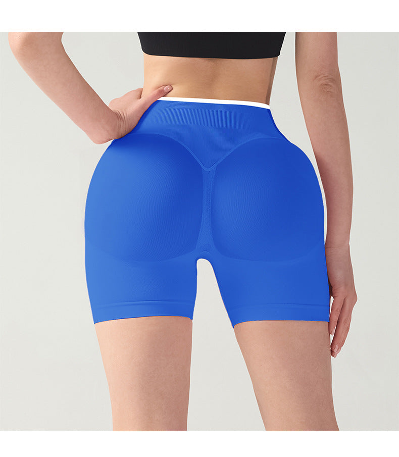 JIYUE Seamless Fitness Shorts with Tummy Control