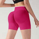 JIYUE Seamless Fitness Shorts with Tummy Control