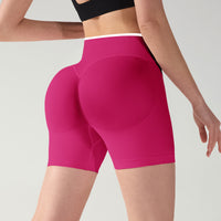 JIYUE Seamless Fitness Shorts with Tummy Control