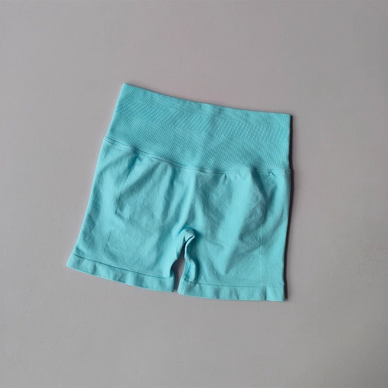 JIYUE High-Waisted Booty Shorts for Running & Yoga