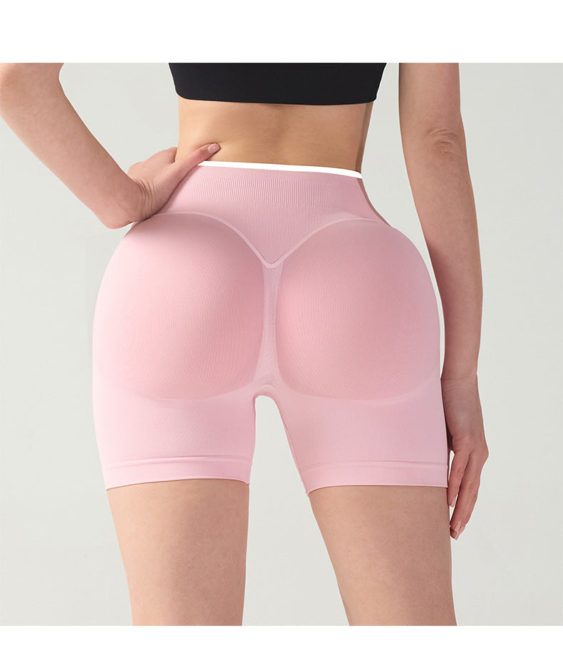 JIYUE Seamless Fitness Shorts with Tummy Control