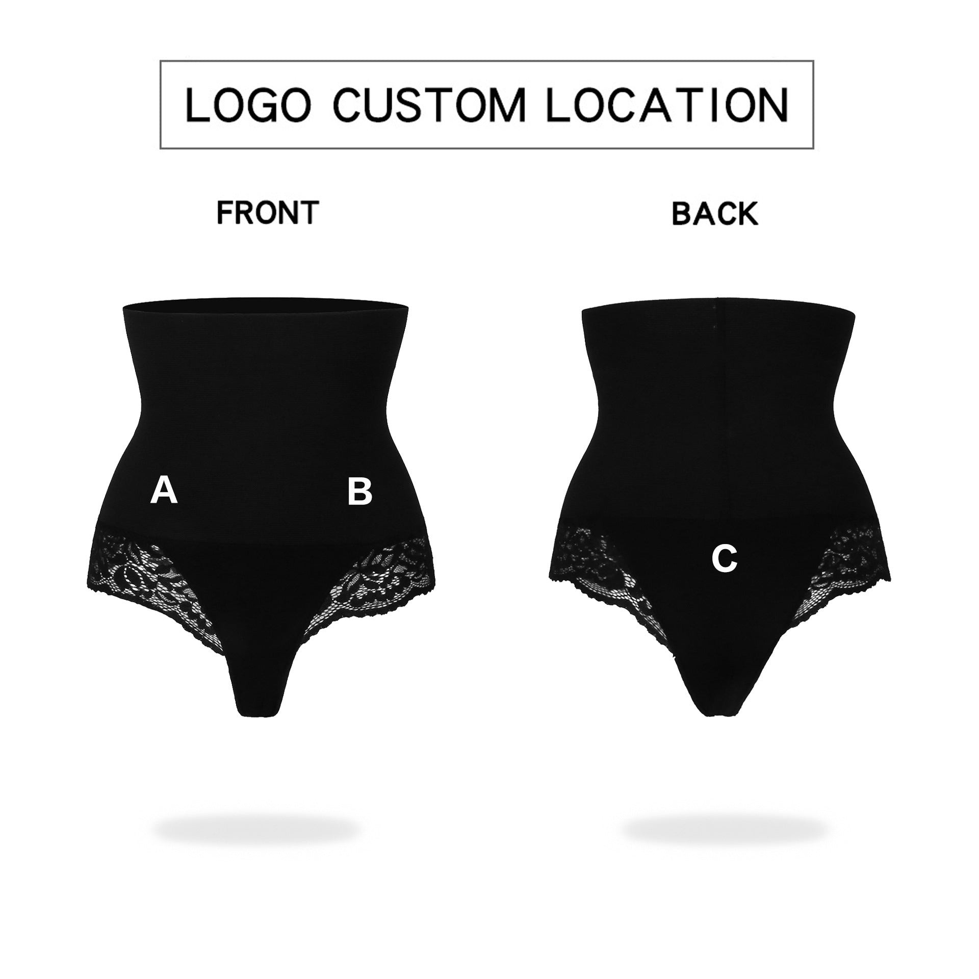 JIYUE Shapewear High-Waisted Panty - Tummy Control & Lace