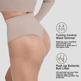 JIYUE Seamless High Waist Tummy Control G-String Thong