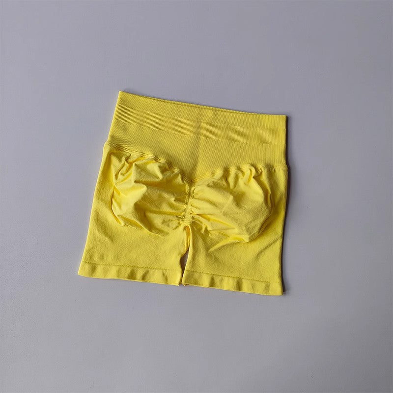 JIYUE High-Waisted Booty Shorts for Running & Yoga