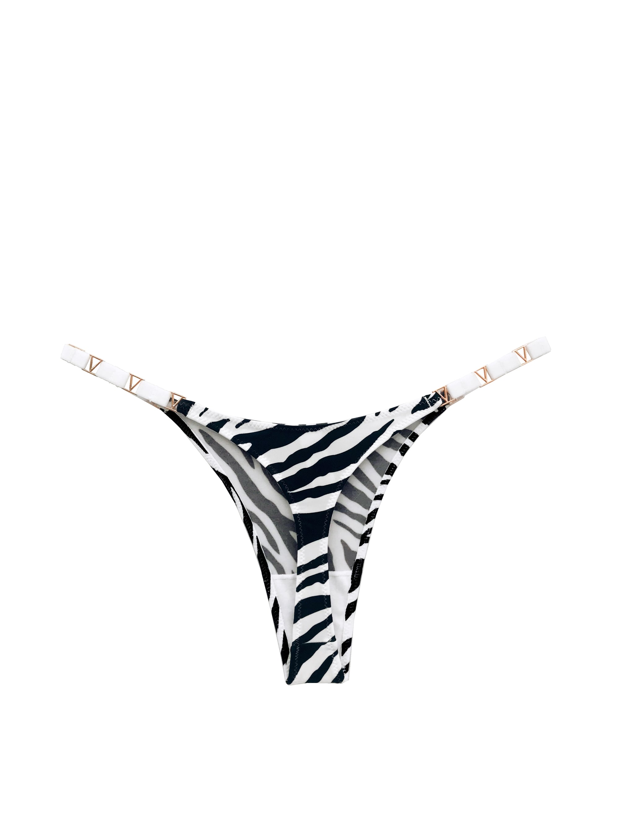 JIYUE Sculpting Half-Cover Hipster - Sexy Metallic G-String