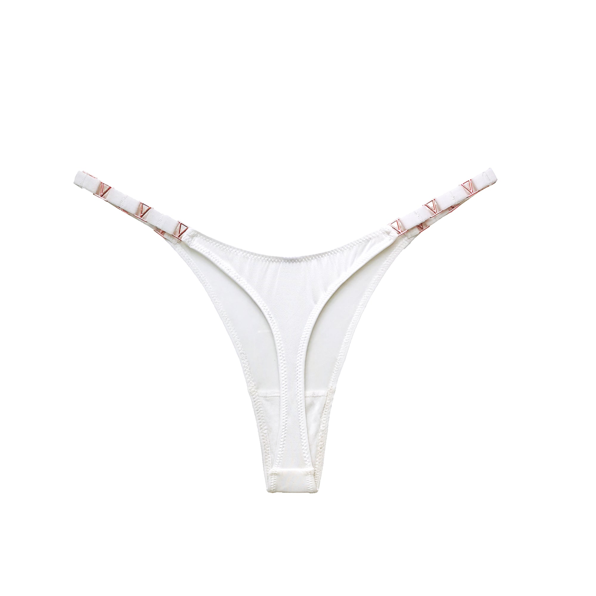 JIYUE Sculpting Half-Cover Hipster - Sexy Metallic G-String