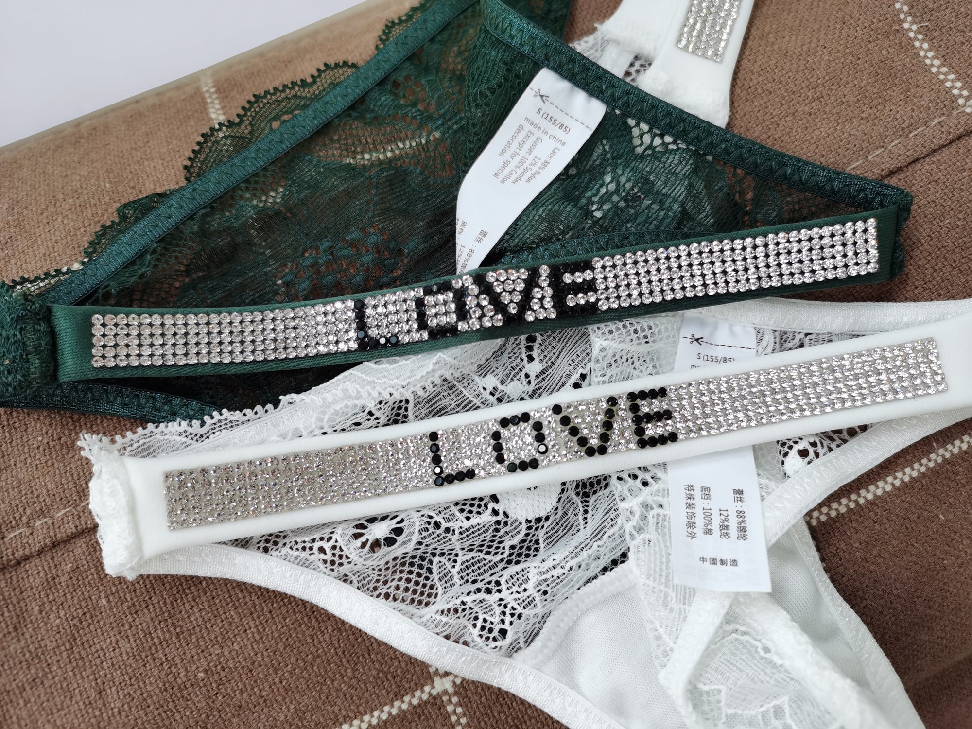 YIJUE Sexy Lace Underwear High-Cut Brief Thong
