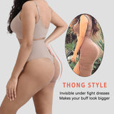 JIYUE Seamless High Waist Tummy Control G-String Thong