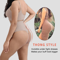 JIYUE Seamless High Waist Tummy Control G-String Thong