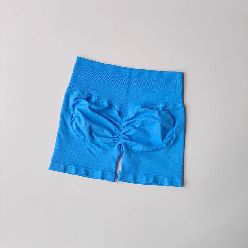 JIYUE High-Waisted Booty Shorts for Running & Yoga