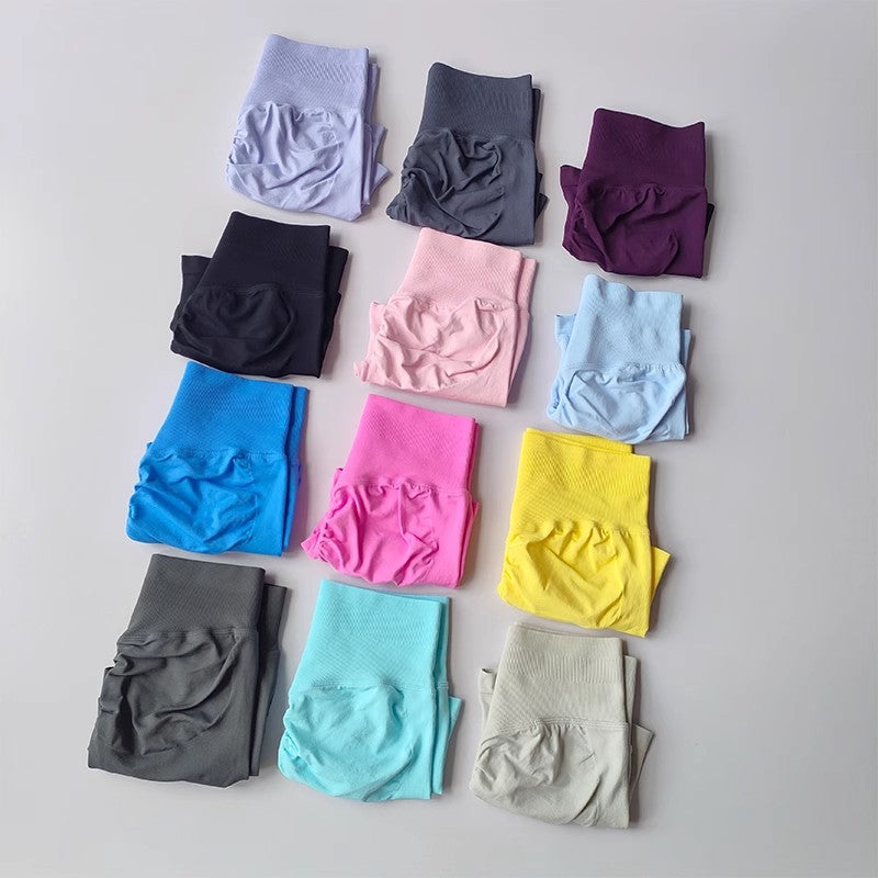 JIYUE High-Waisted Booty Shorts for Running & Yoga