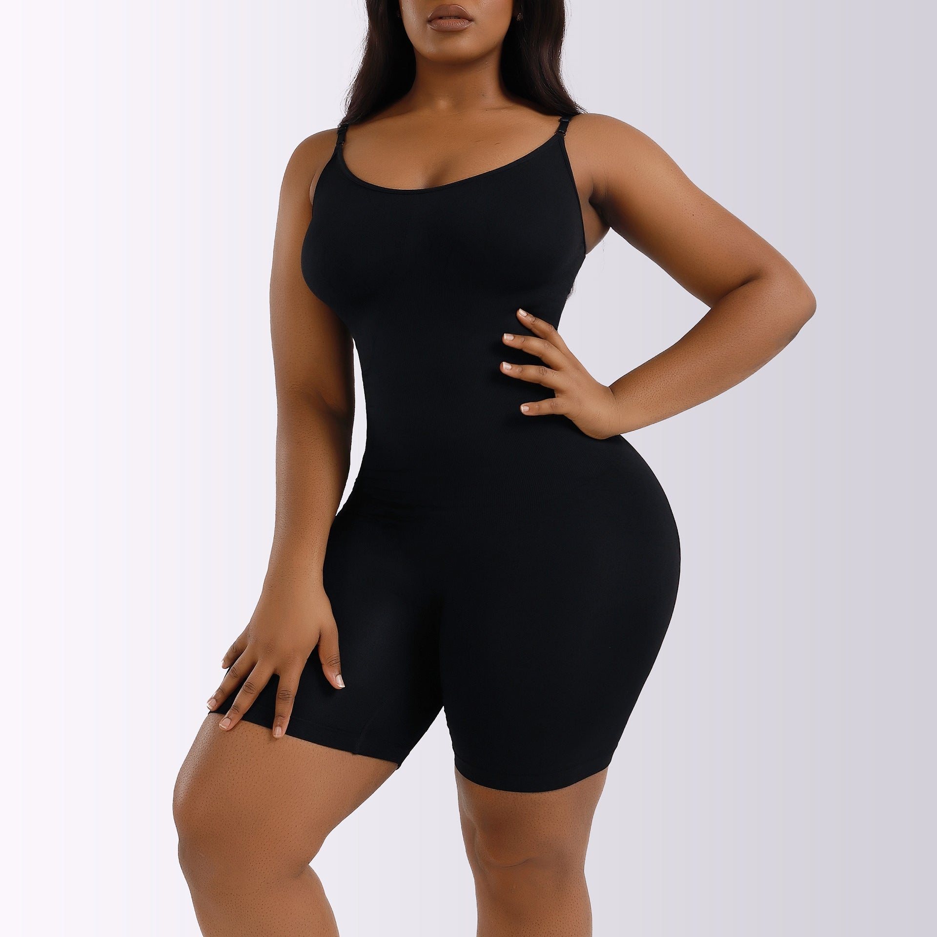 JIYUE Full Body Shapewear for Plus Size Women - Tummy Control Slimming Bodysuit