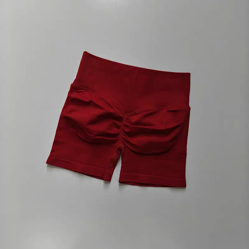 JIYUE High-Waisted Booty Shorts for Running & Yoga