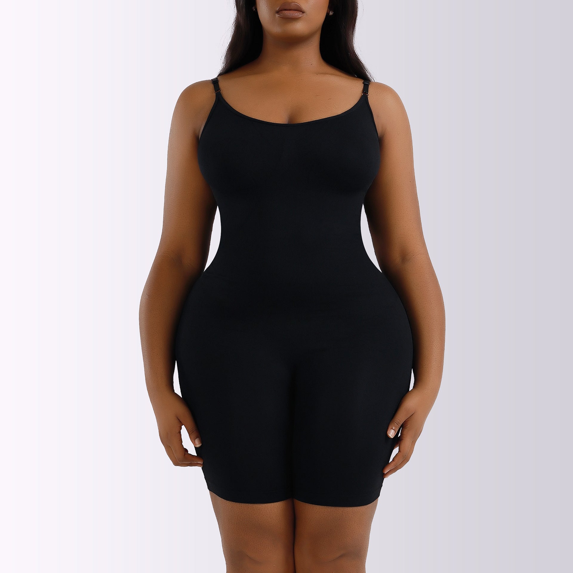 JIYUE Full Body Shapewear for Plus Size Women - Tummy Control Slimming Bodysuit