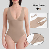 JIYUE Firm Control Waist Training Bodysuit – 2-in-1 Halterneck & Vest, Seamless Tummy Shapewear