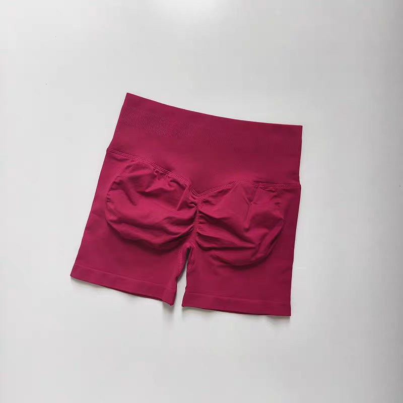 JIYUE High-Waisted Booty Shorts for Running & Yoga