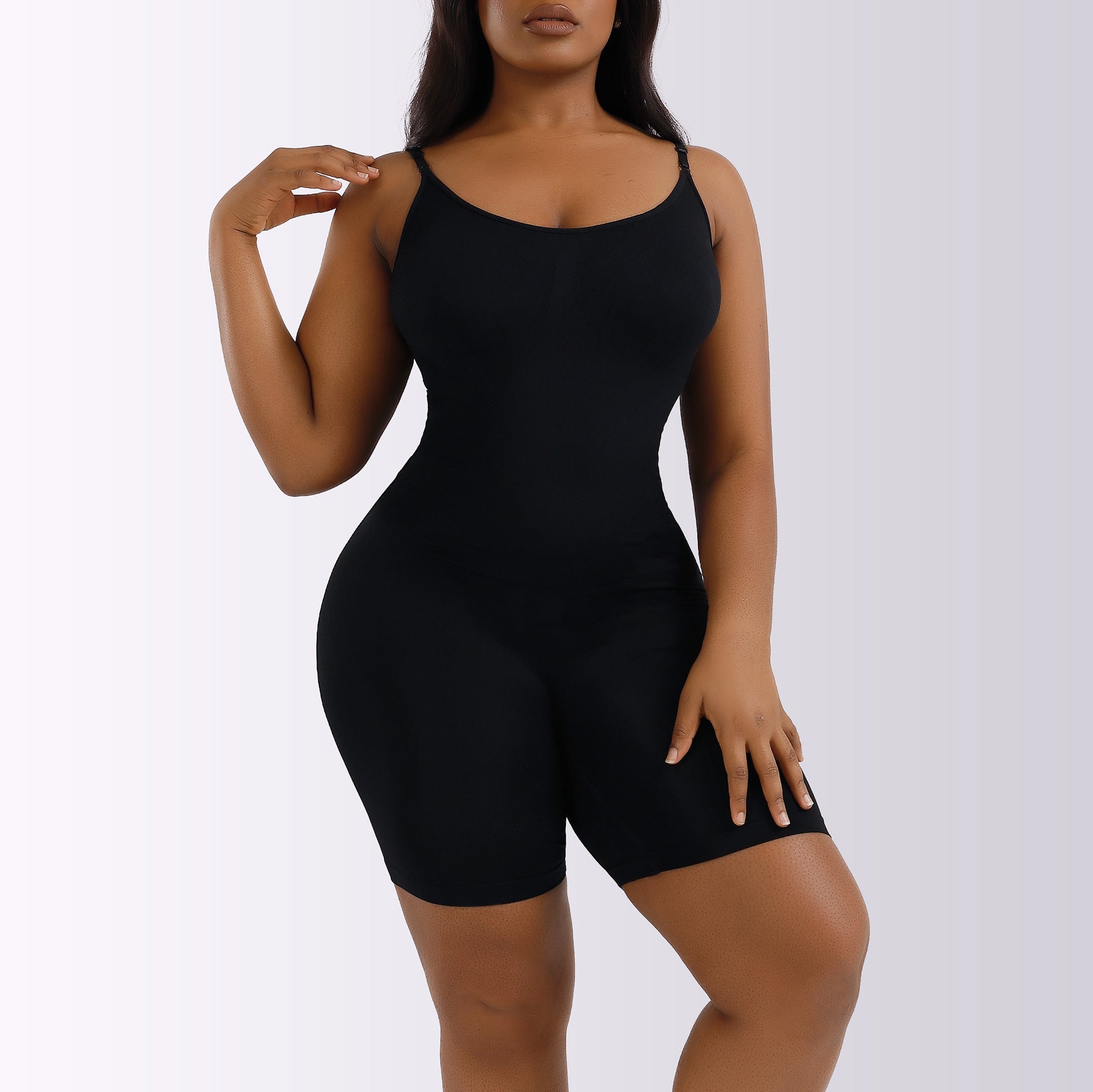 JIYUE Full Body Shapewear for Plus Size Women - Tummy Control Slimming Bodysuit
