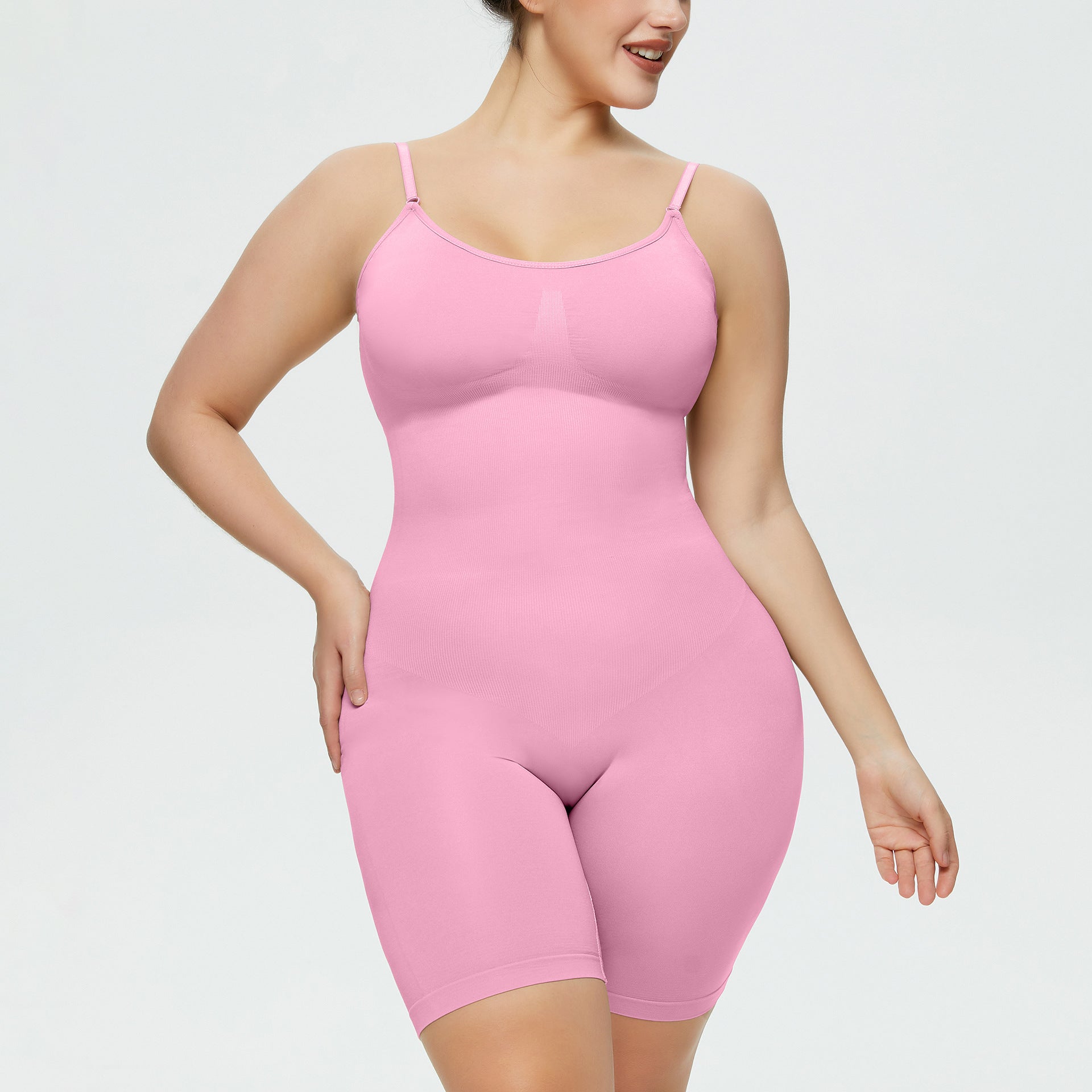 JIYUE Full Body Shapewear for Plus Size Women - Tummy Control Slimming Bodysuit