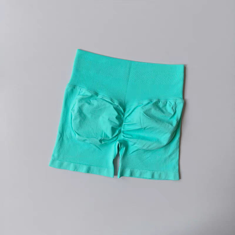 JIYUE High-Waisted Booty Shorts for Running & Yoga