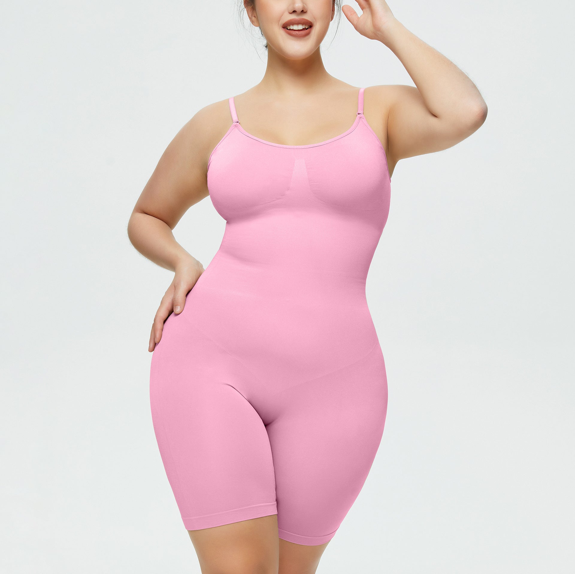 JIYUE Full Body Shapewear for Plus Size Women - Tummy Control Slimming Bodysuit