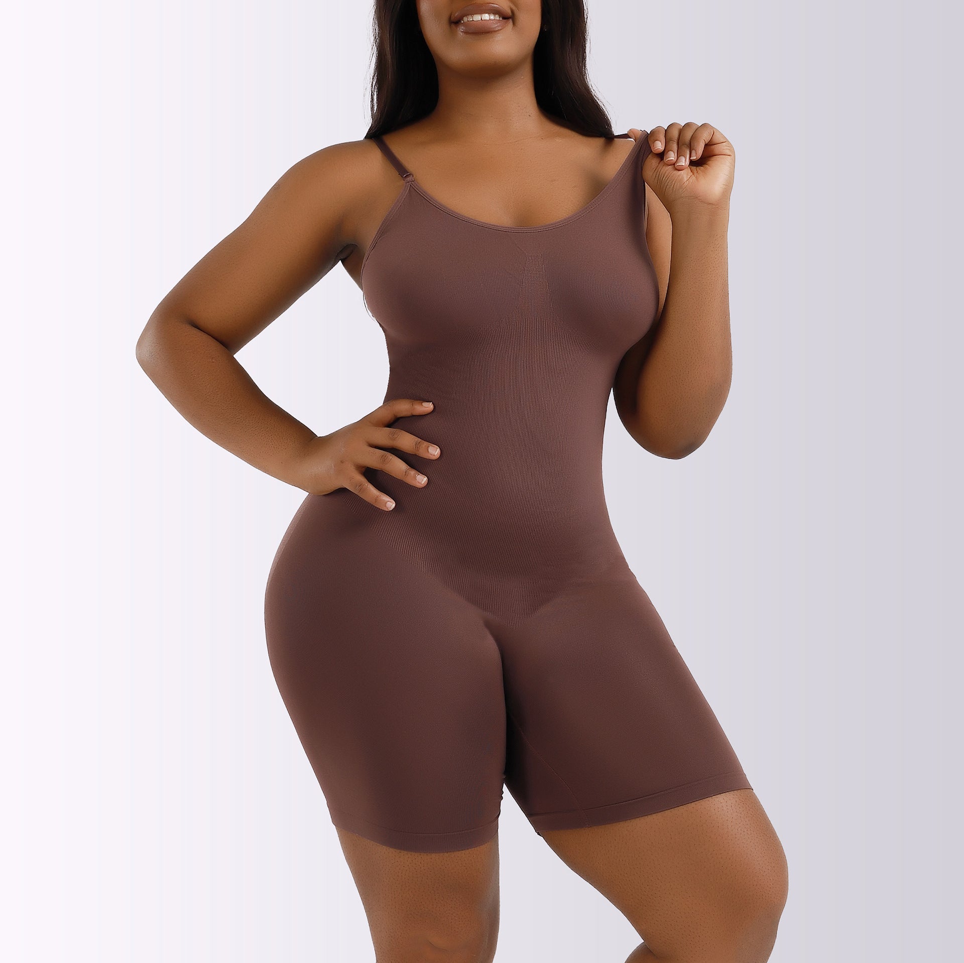 JIYUE Full Body Shapewear for Plus Size Women - Tummy Control Slimming Bodysuit