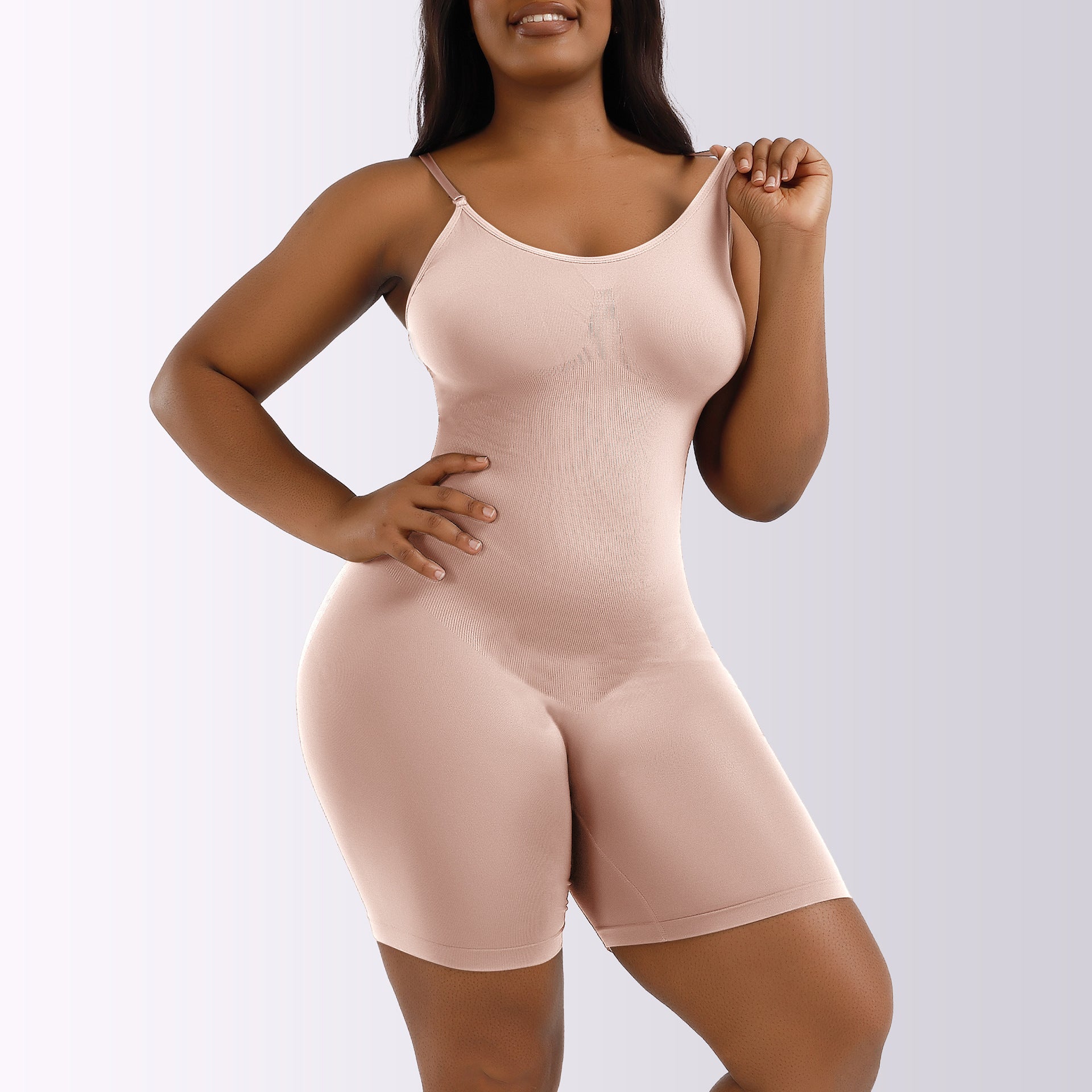 JIYUE Full Body Shapewear for Plus Size Women - Tummy Control Slimming Bodysuit