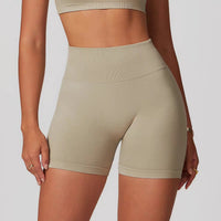 JIYUE High-Waisted Booty Shorts for Running & Yoga