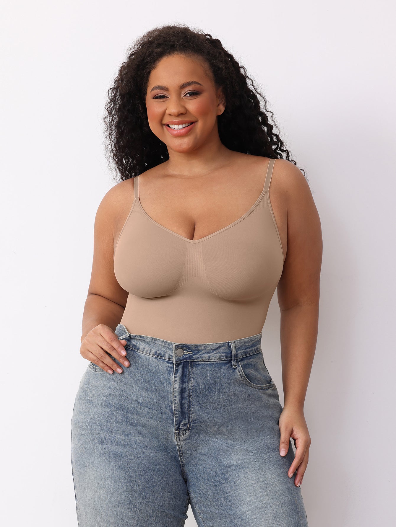 JIYUE Women's Shapewear Bodysuit - Tummy Control & Butt Lift - Reinforced Version