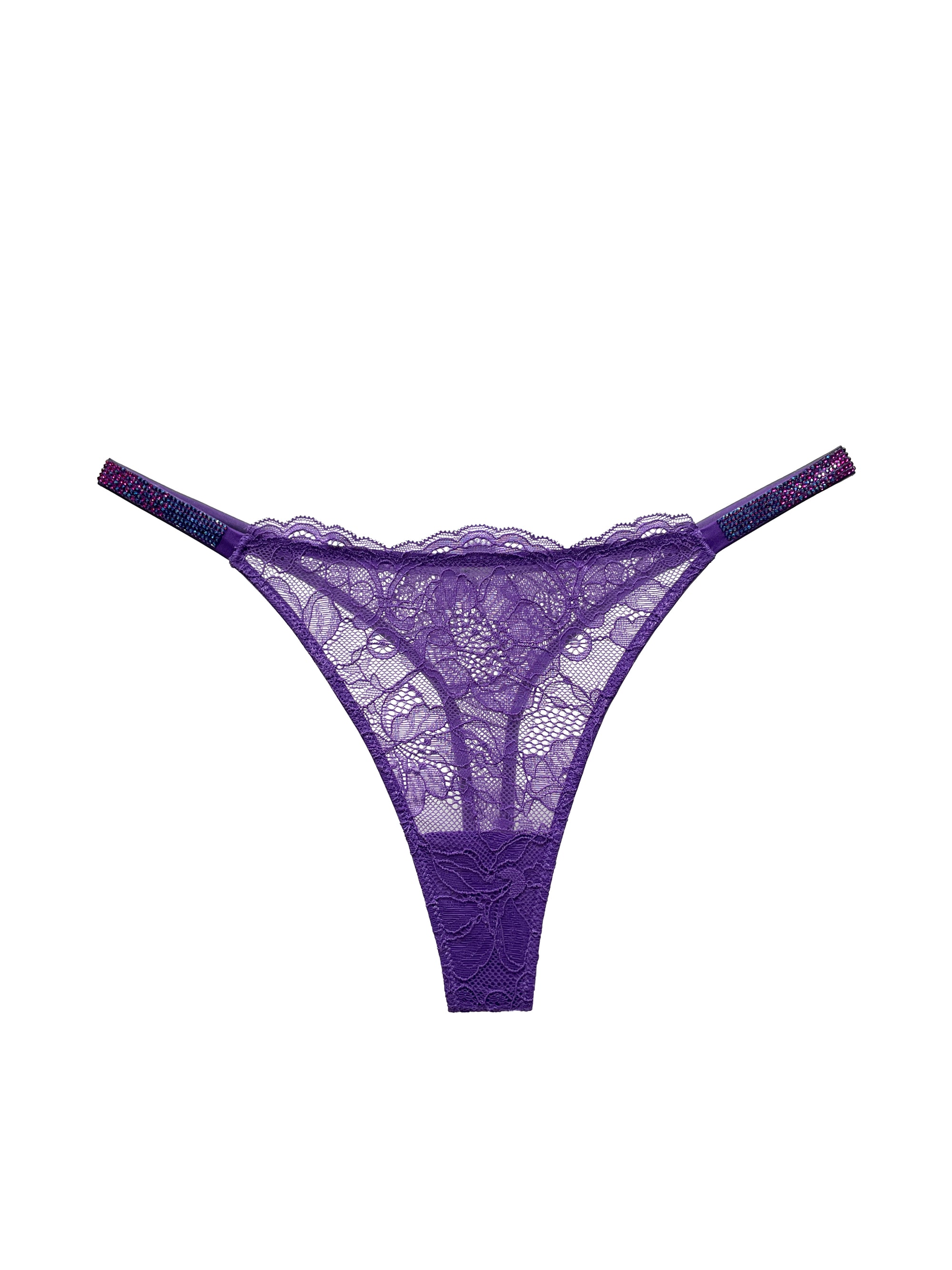 YIJUE Sexy Lace Underwear High-Cut Brief Thong