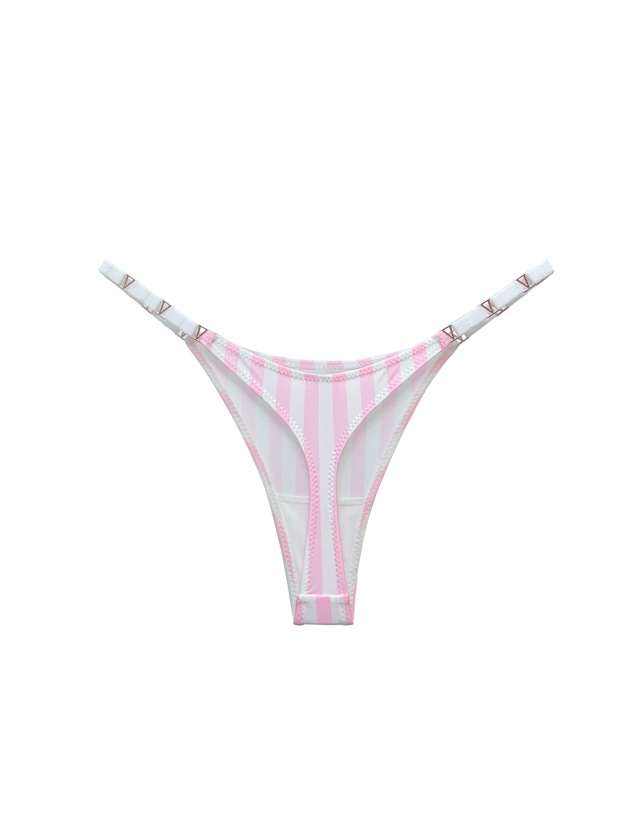 JIYUE Sculpting Half-Cover Hipster - Sexy Metallic G-String