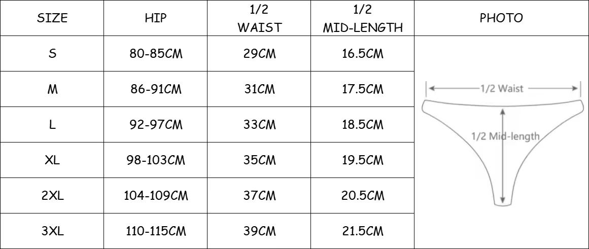 JIYUE Breathable Cotton G-String Thong - Low Rise & Sexy Printed Lingerie