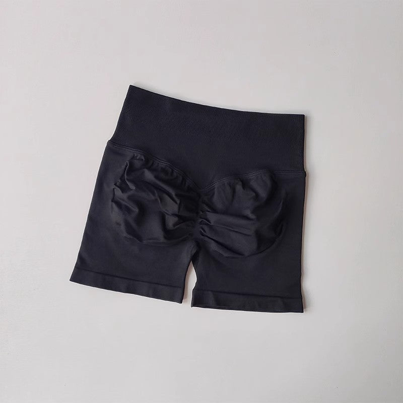 JIYUE High-Waisted Booty Shorts for Running & Yoga