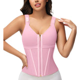 JIYUE Colombianas Waist Trainer with Built-in Bra