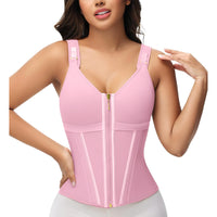JIYUE Colombianas Waist Trainer with Built-in Bra