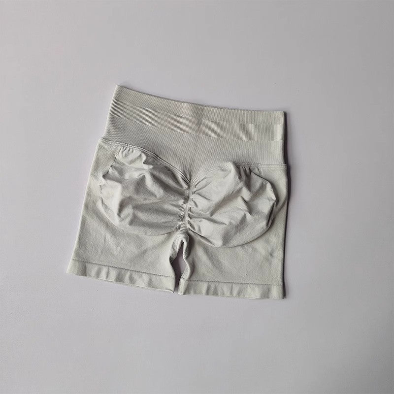 JIYUE High-Waisted Booty Shorts for Running & Yoga